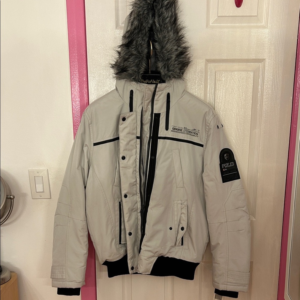 Point Zero Gray and Black Jacket